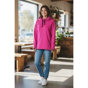 Old Navy Women's Active Hoodie Pullover Pink Size L